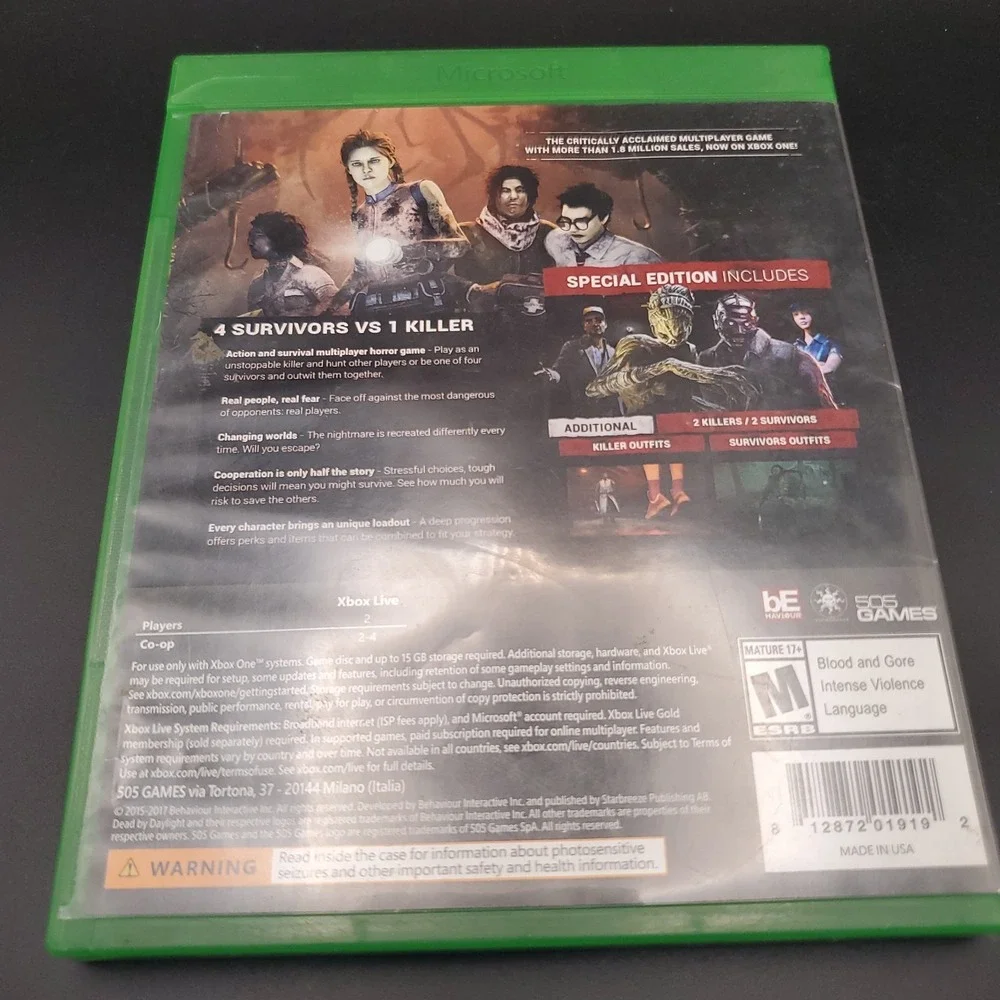 Dead by Daylight Special Edition Microsoft Xbox One Preowned